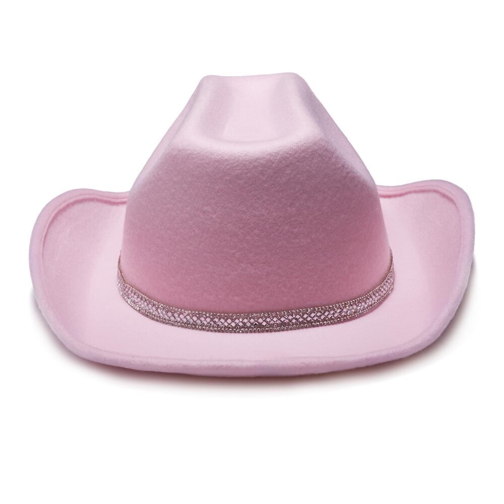 1388 Women's Glitter Faux Felt Cowboy Hat Set For Western Party Costume(us - Picture 4 of 7